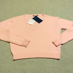 Brandy Melville v neck sweater NWT